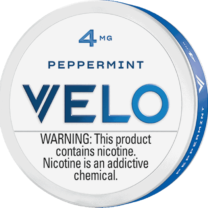 VELO Peppermint 04MG Nicotine Pouches – 20 Count Can