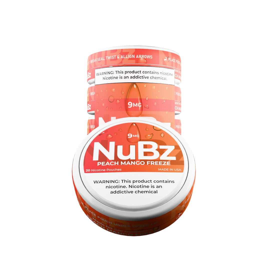 NuBz Peach Mango Freeze 9mg Nicotine Pouches
