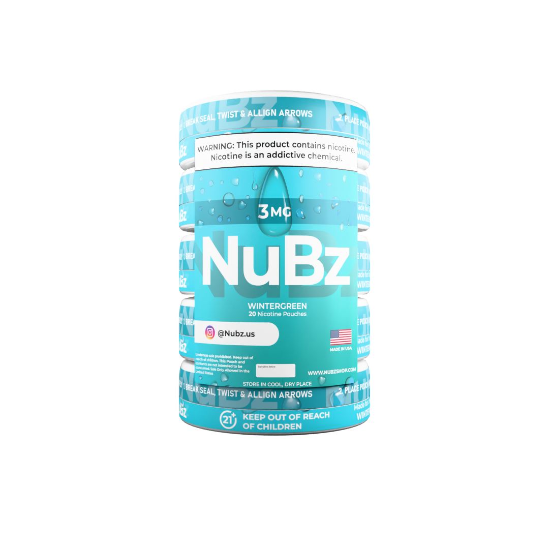 NuBz Wintergreen 3mg Nicotine Pouches