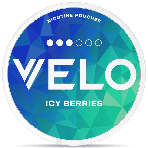 VELO Icy Berries 10MG Slim Nicotine Pouches (Made in Sweden)