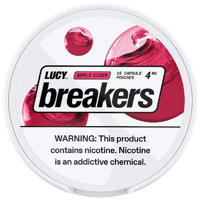 Lucy Breakers Apple Cider 4MG – Nicotine Pouches – 15 Slim Pouches