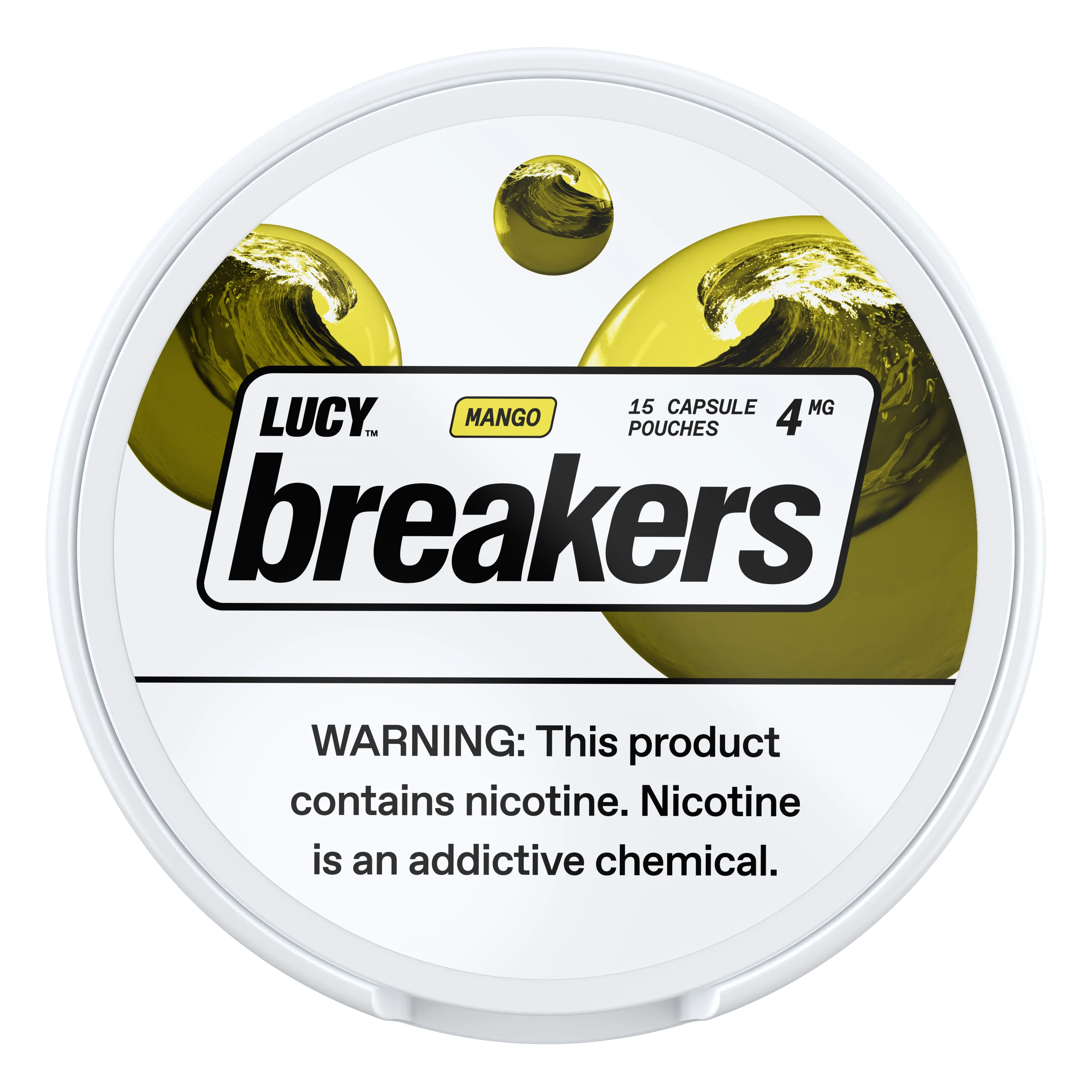 Lucy Breakers Mango 4MG – Nicotine Pouches – 15 Slim Pouches
