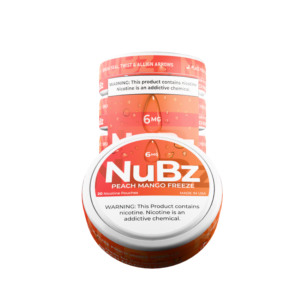 NuBz Peach Mango Freeze 6mg Nicotine Pouches