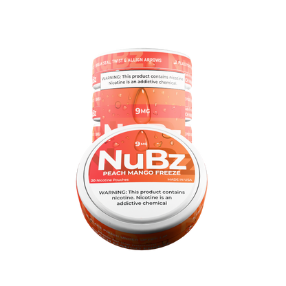 NuBz Peach Mango Freeze 9mg Nicotine Pouches