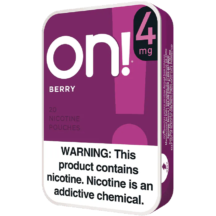 on! Berry 4MG - Nicotine Pouches