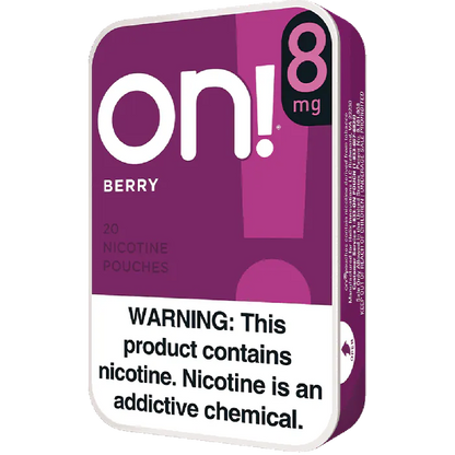 on! Berry 8MG - Nicotine Pouches