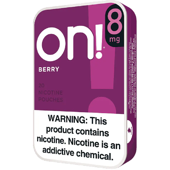 on! Berry 8MG - Nicotine Pouches
