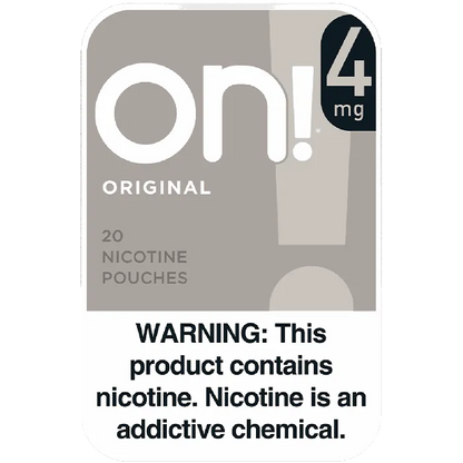 on! Original 4MG - Nicotine Pouches front of can