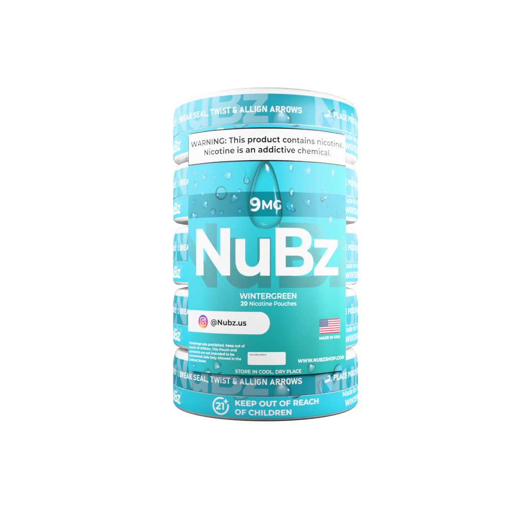 NuBz Wintergreen 9mg Nicotine Pouches