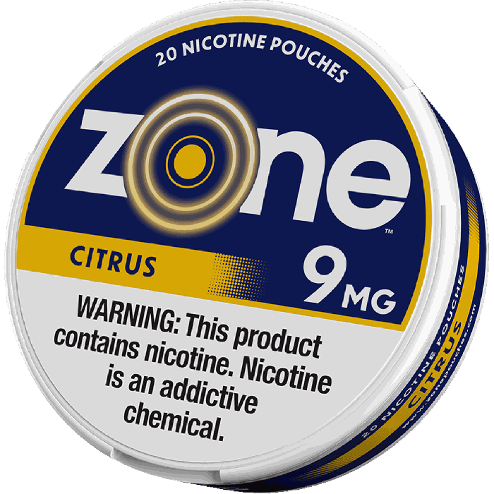Zone Citrus 9MG - Nicotine Pouches can
