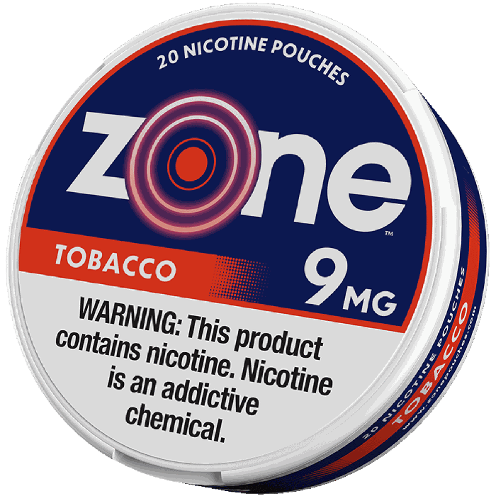 Zone Tobacco 9MG - Nicotine Pouches can