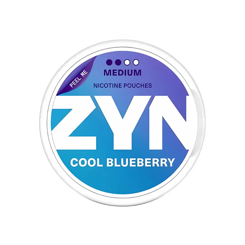 ZYN Cool Blueberry 6MG – European ZYN – 20 Moist Slim Pouches