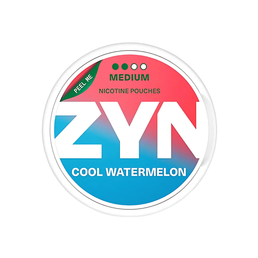 ZYN Cool Watermelon 6MG – European ZYN – 20 Moist Slim Pouches