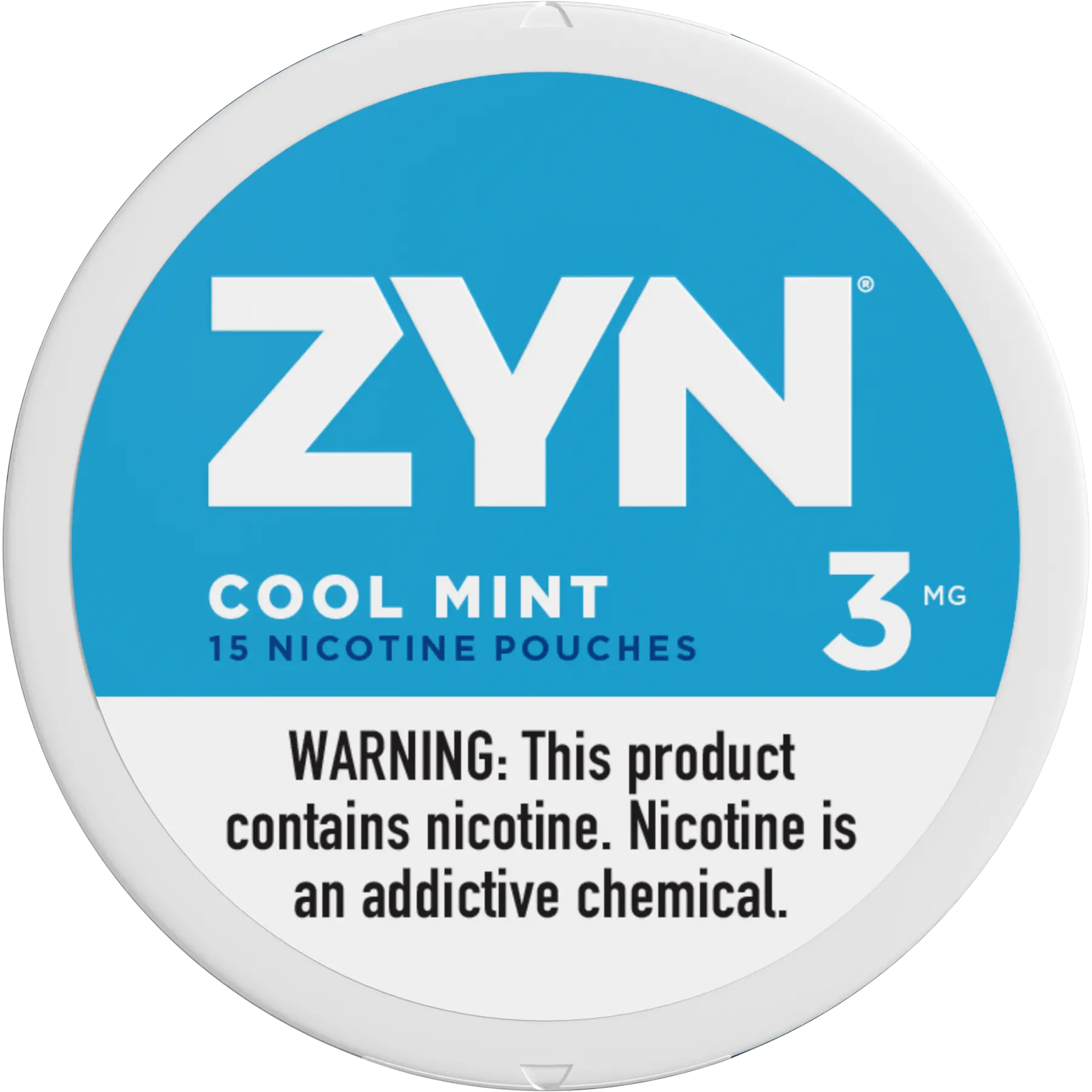 ZYN nicotine pouches in Cool Mint flavor, 3mg strength – buy online at Buy Pouches Online
