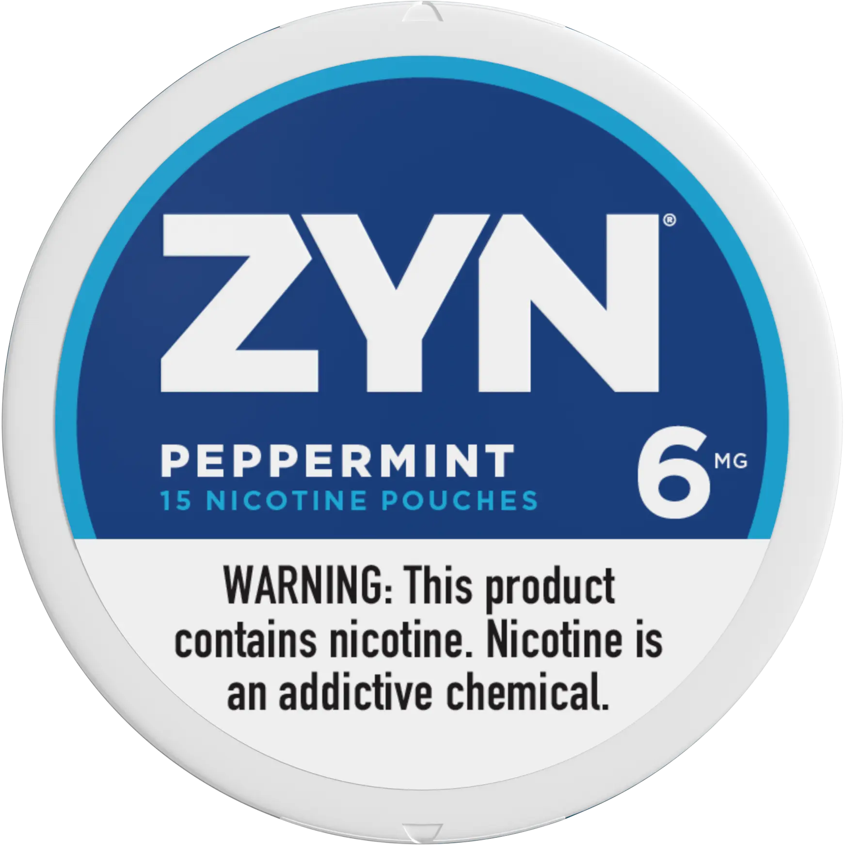 ZYN nicotine pouches in Peppermint flavor, 6mg strength – buy online at Buy Pouches Online