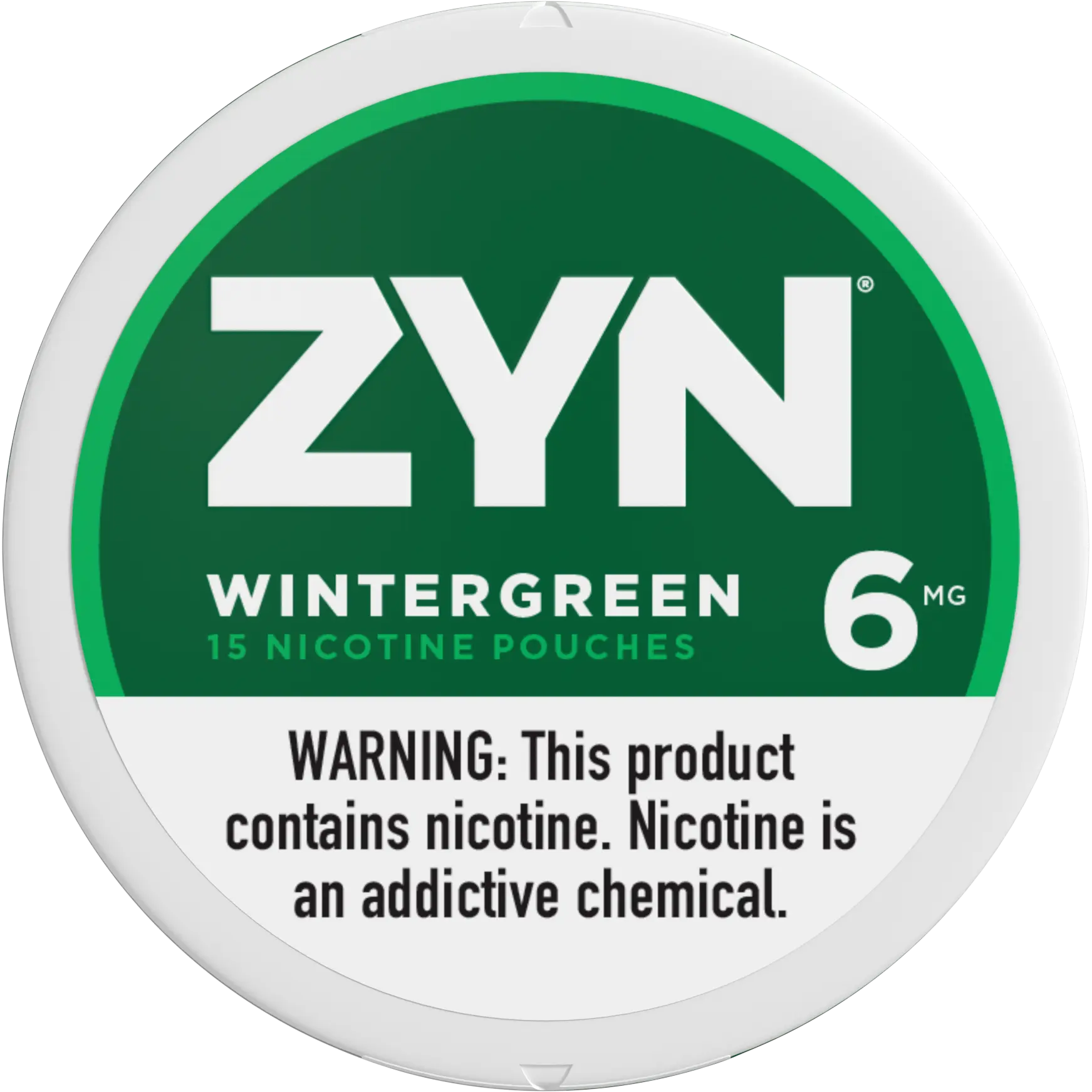 ZYN nicotine pouches in Wintergreen flavor, 6mg strength – buy online at Buy Pouches Online