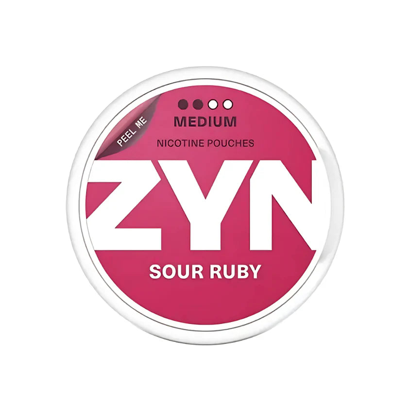 ZYN Sour Ruby 6MG – European ZYN – 20 Moist Slim Pouches